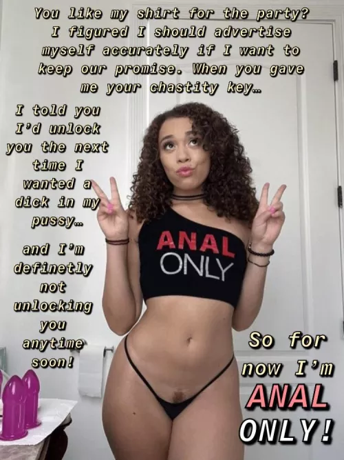 Gotta let the bulls know she’s anal only while you’re caged
