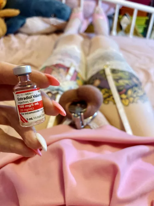 I can’t believe a little vial of estrogen has had such a dramatic effect on me