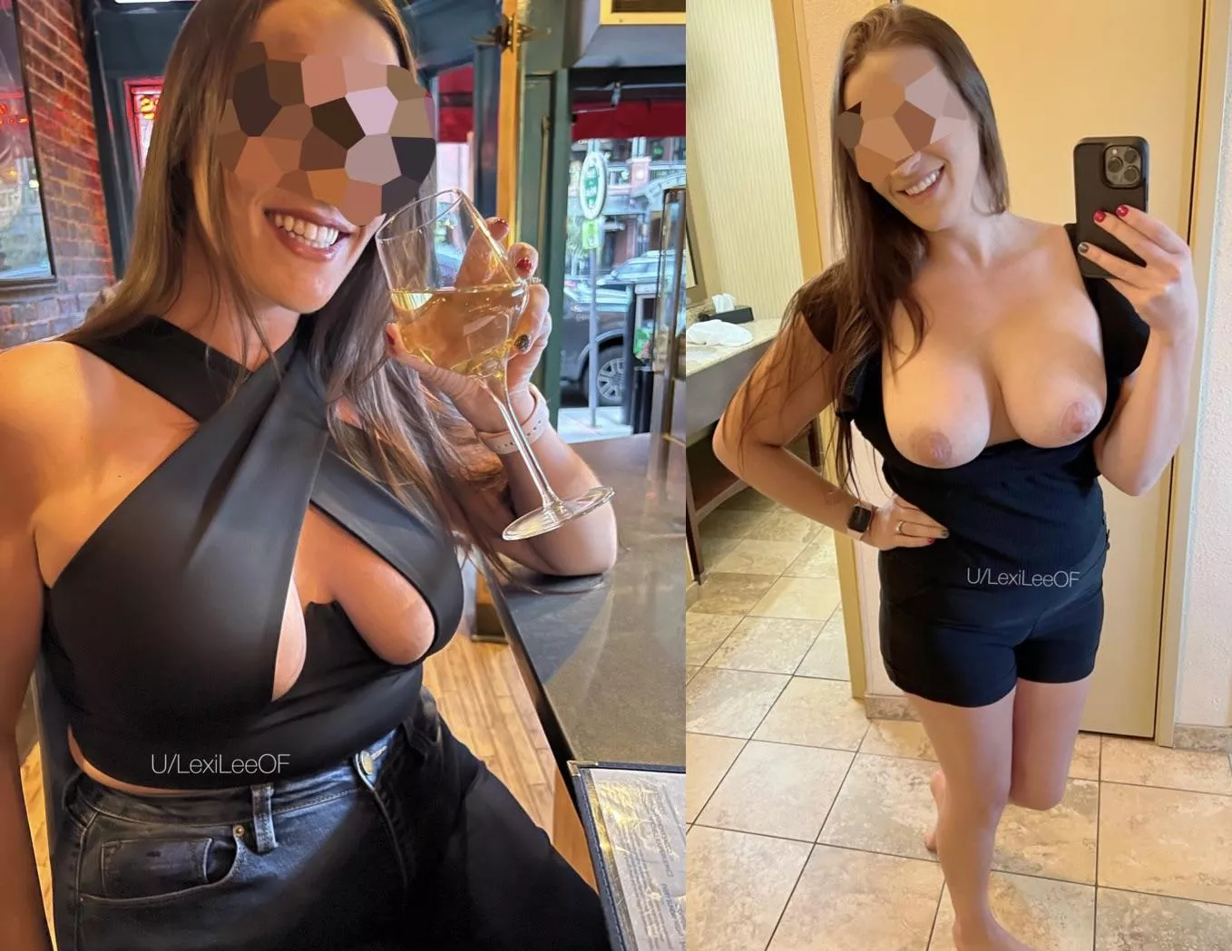 I dress slutty for date nights & send you nudes during the day. Would you fuck a wife like me?