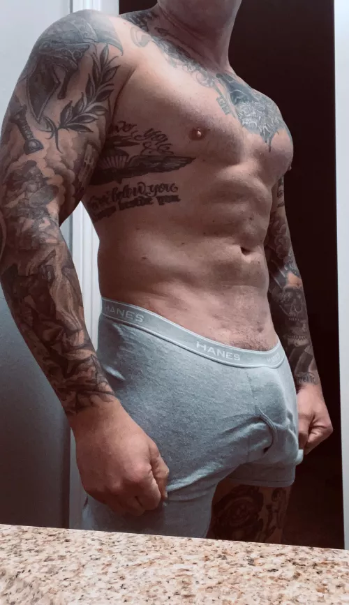 It’s late but I thought you’d like to see! Wish you were getting in bed with me