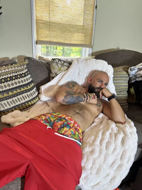 Let's lay on my couch?