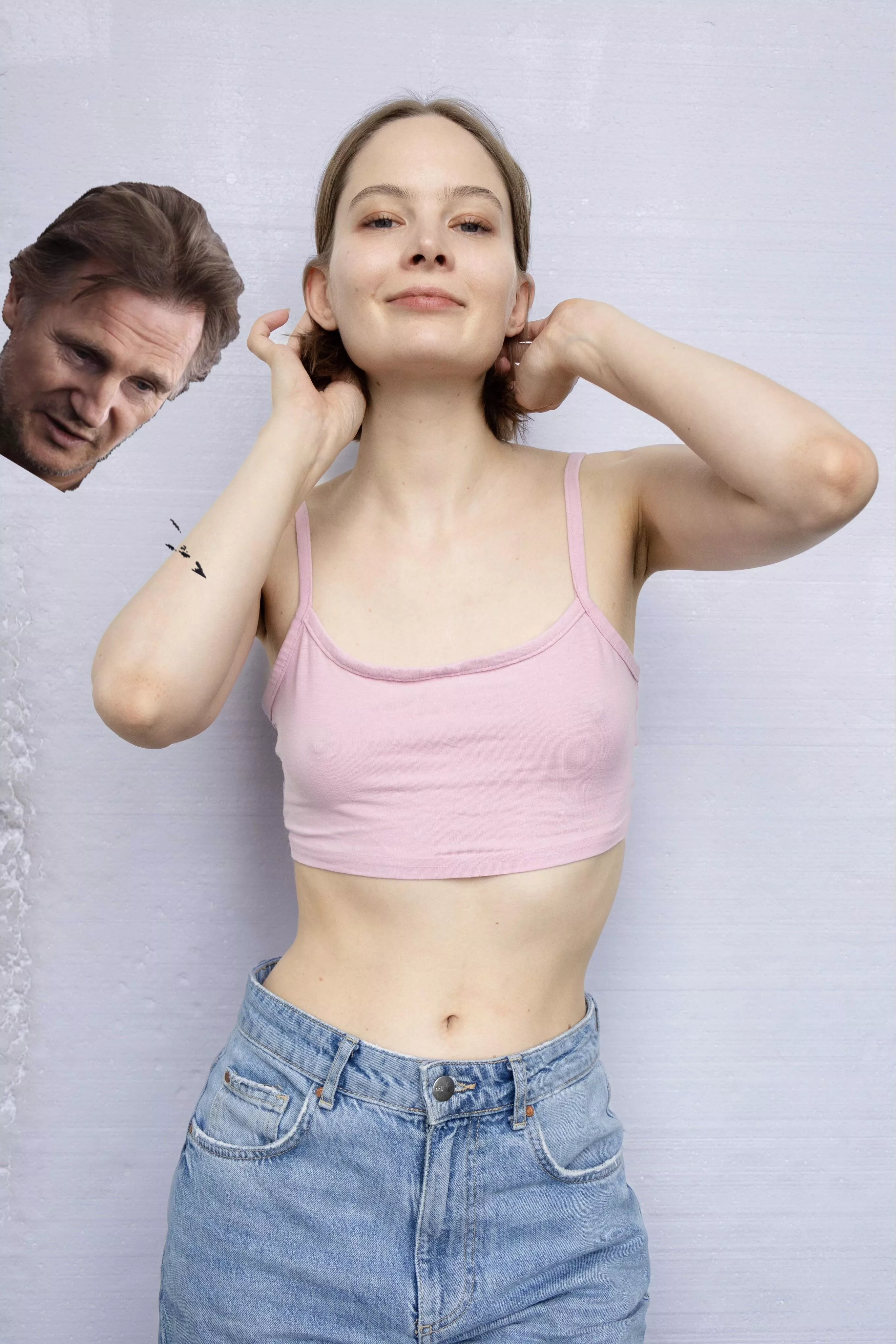 Liam is admiring my nips of steel