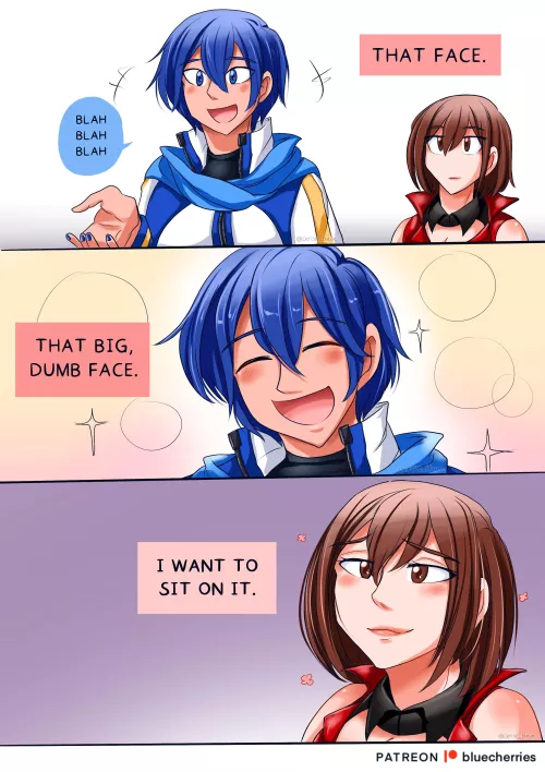 [OC]: when your husband/boyfriend talks too much❤️💙