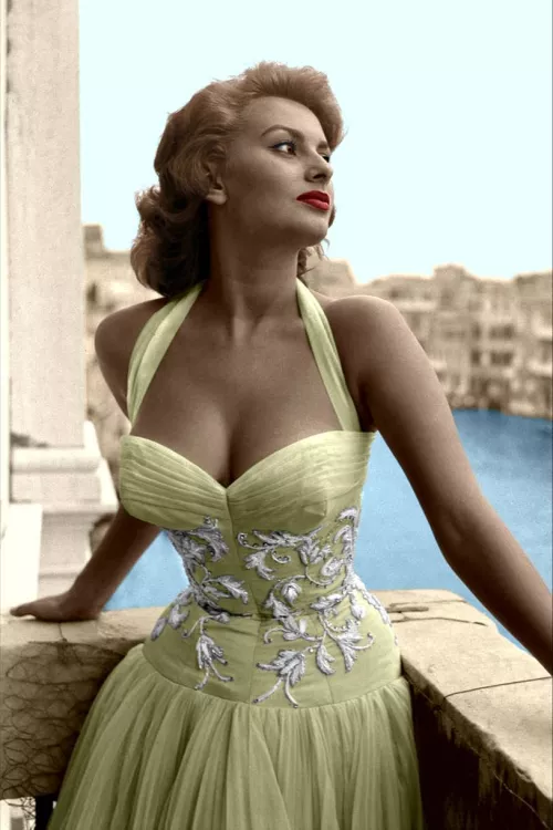 Somewhere in Venice. Sophia Loren [1950s]