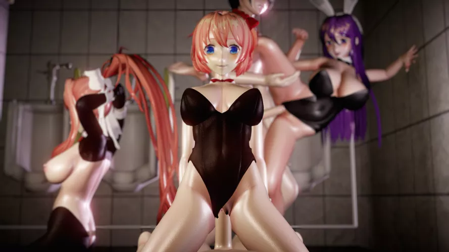 The girls are providing services in the bathrooms - [OC]