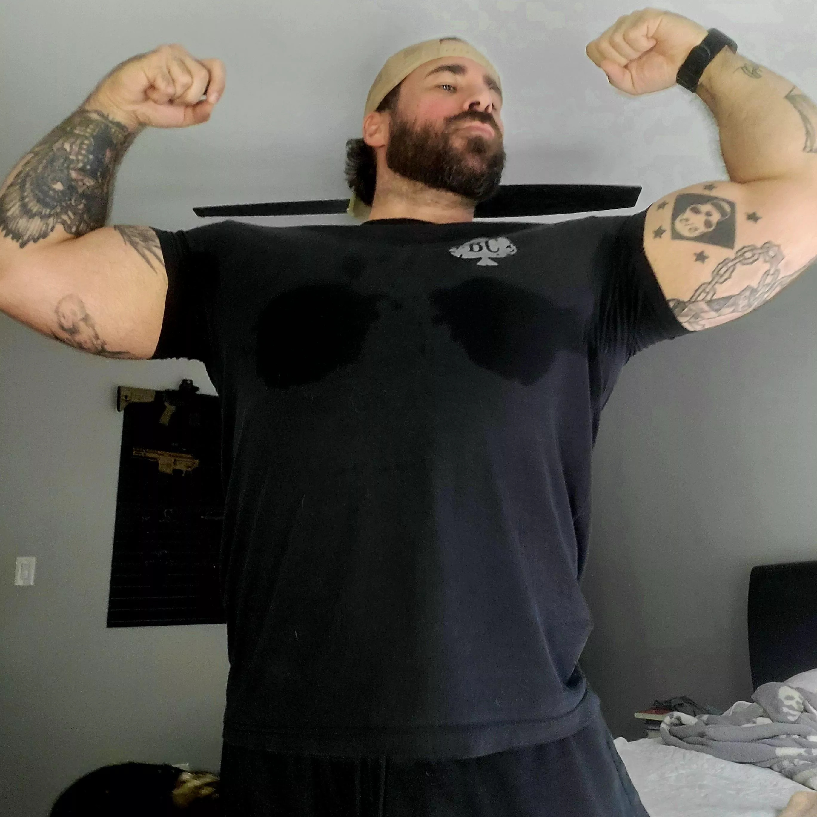 Who wants a sweaty sniff