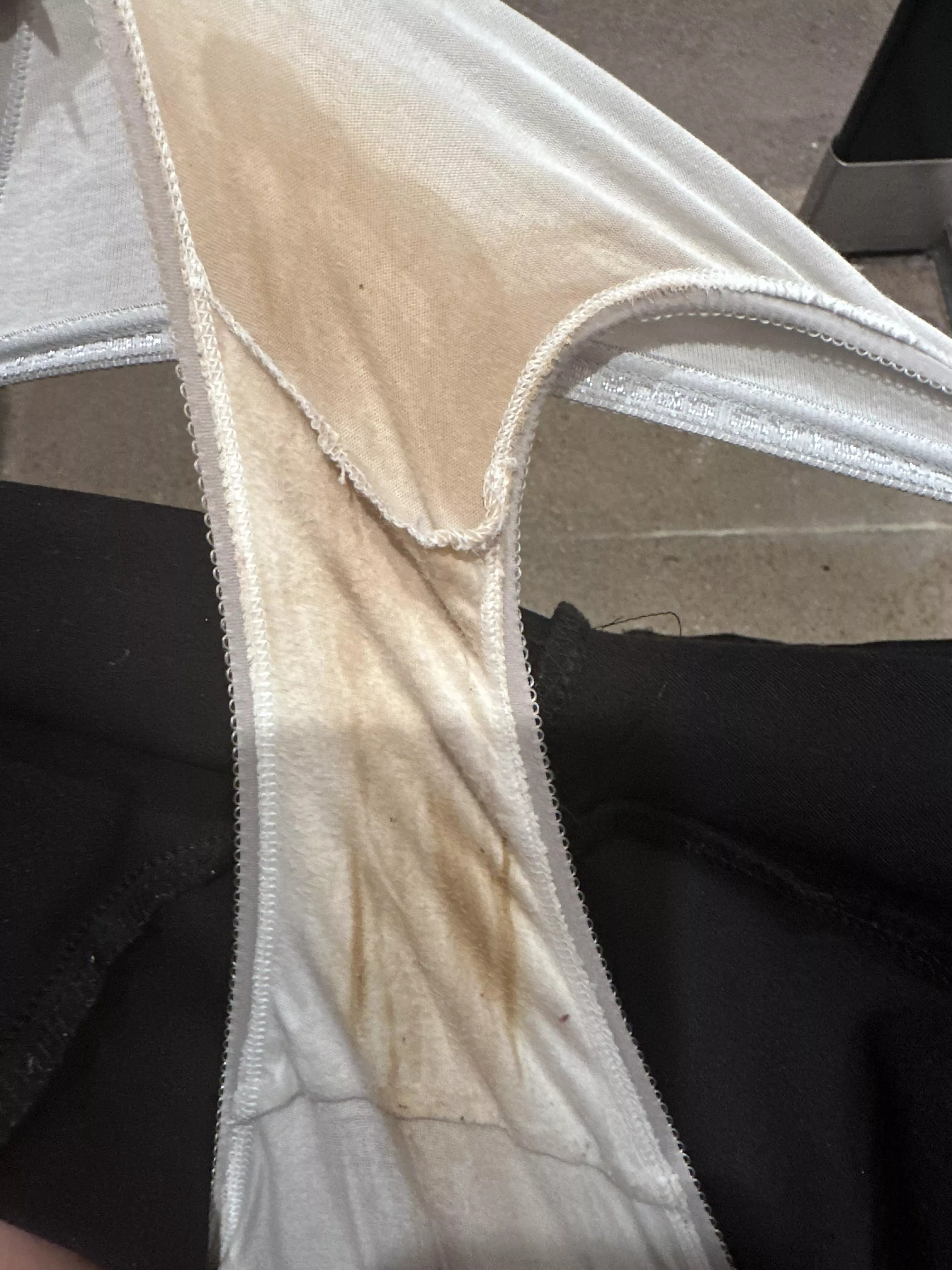 Wife’s panty check at work