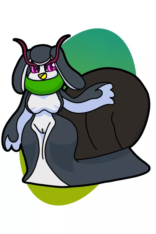 Aquatic snail girl [art by me]