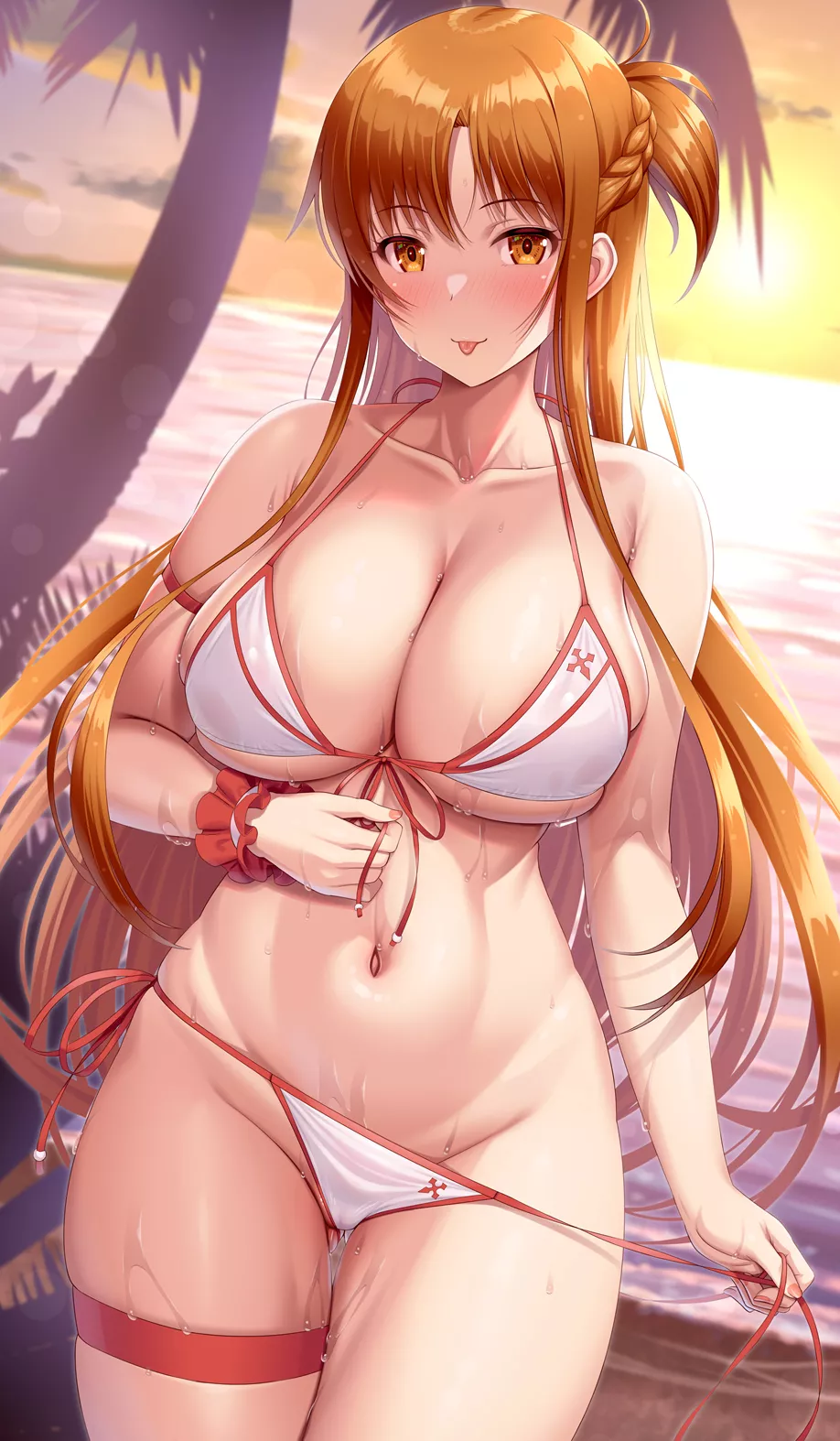 Asuna in bikini