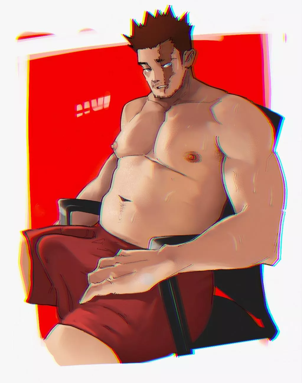 Enji Todoroki (by me @huihf00)