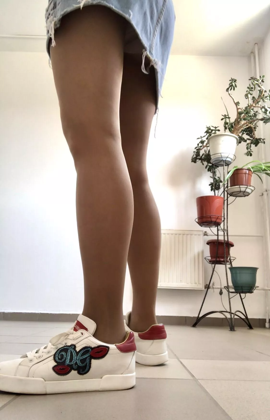 Feeling so sexy in my nylons