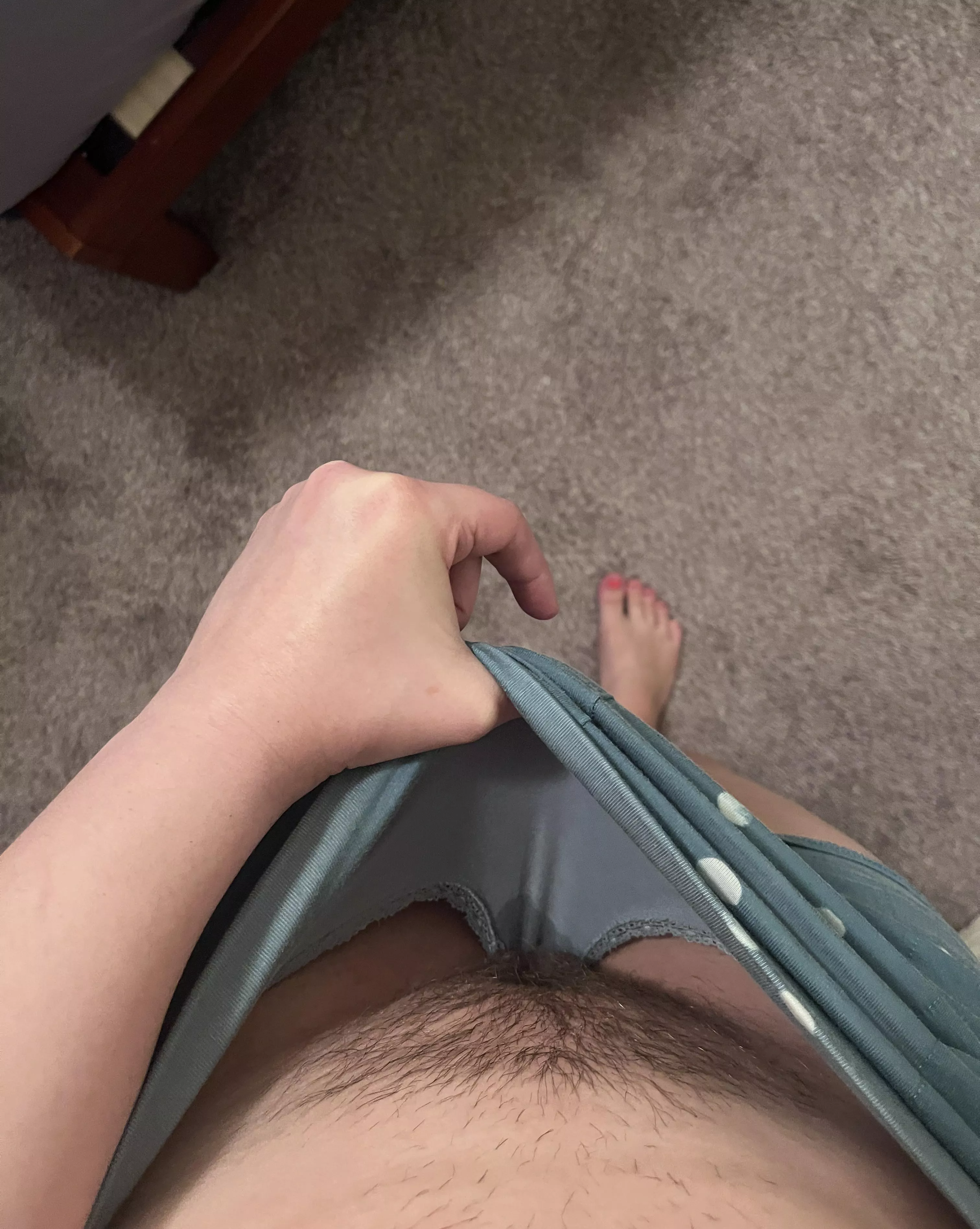 I always get so wet before bed