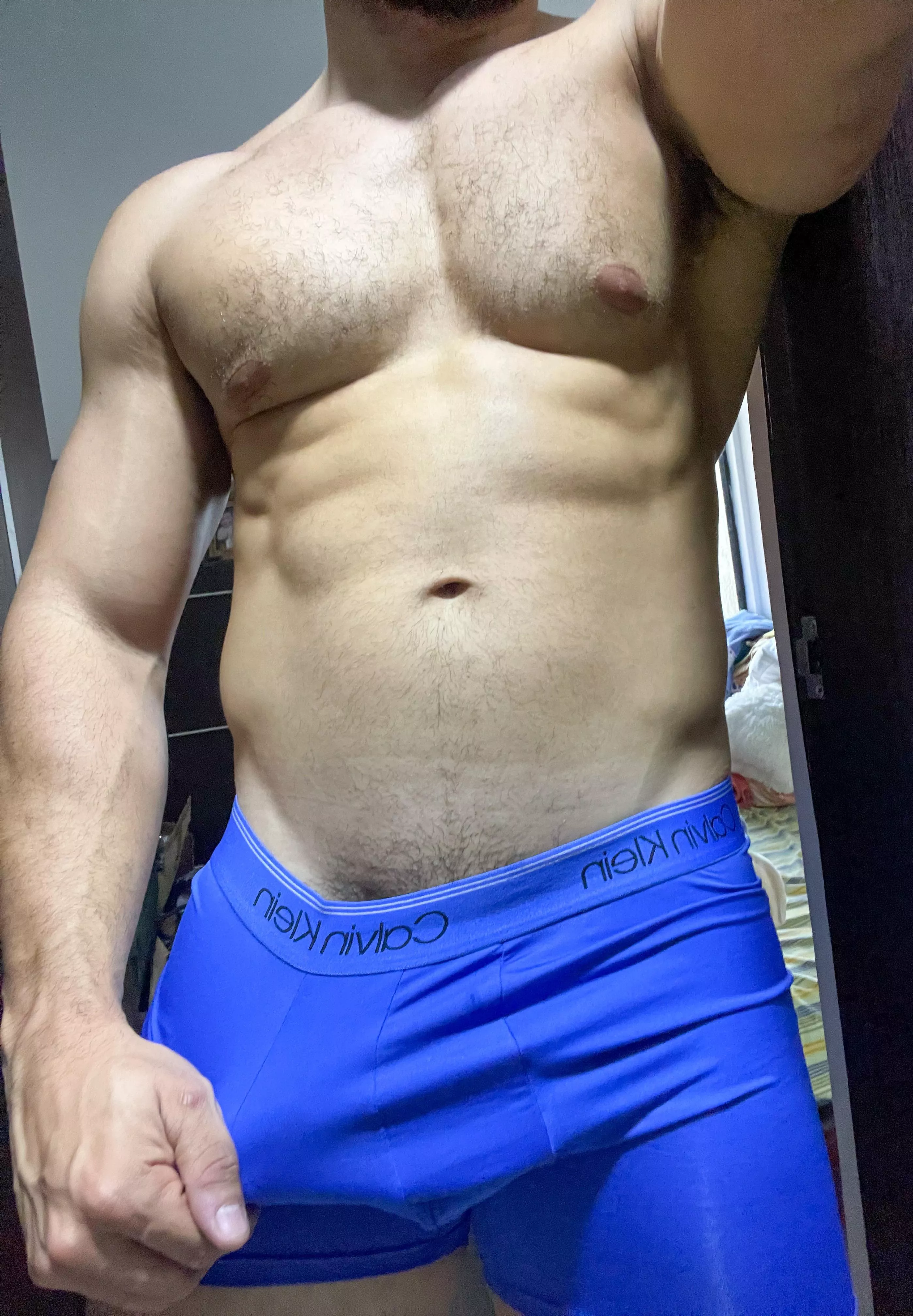 I’ve been training hard these days. [m]