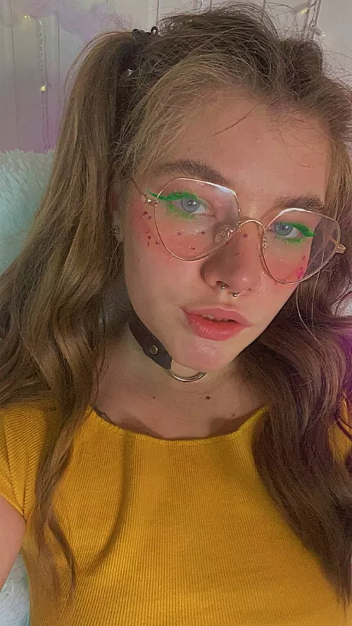 little slut in a collar waiting for you