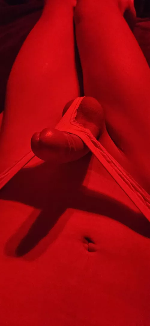 My little panties couldn't cover it