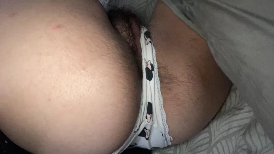 Pull'em to the side & bury your face in my [h]airy ass