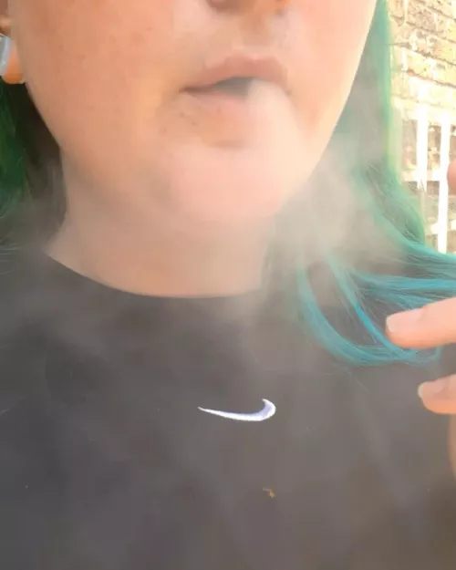 Would you let me blow this smoke in your face? 😈