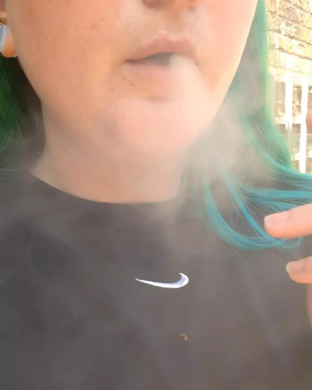 Would you let me blow this smoke in your face? 😈