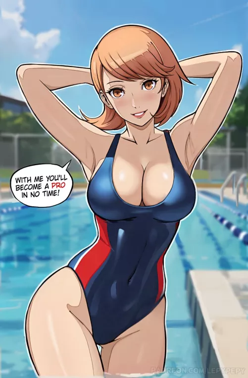 Yukari swimming lesson (LepyPepy)