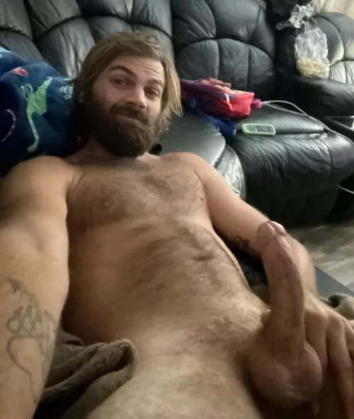 Beard or boner? Fam asleep time to play