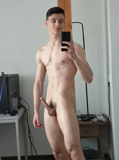 Curved up on purpose to hit all the right spots