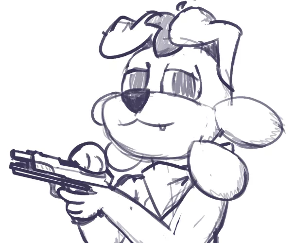 Dont mind him, its a toy gun