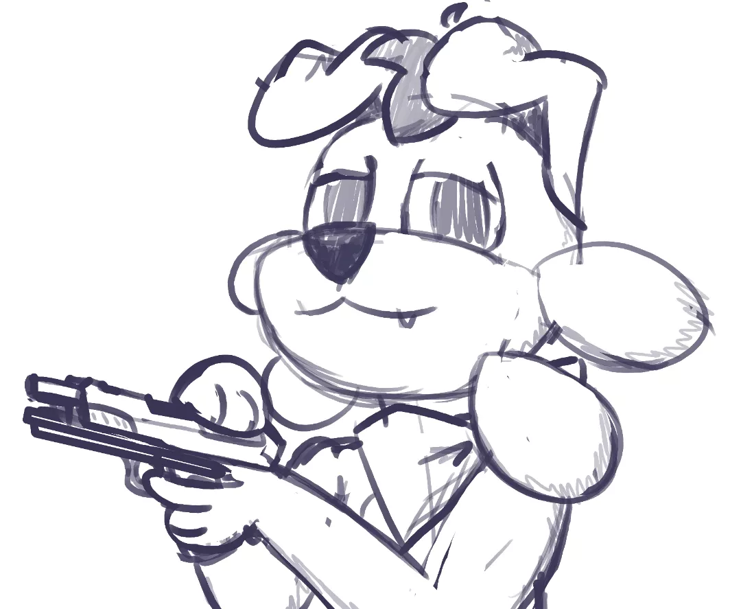 Dont mind him, its a toy gun