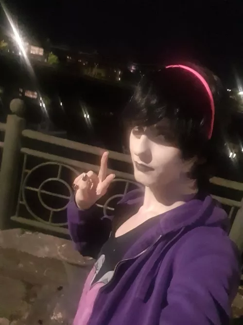 Femboy out for a stroll