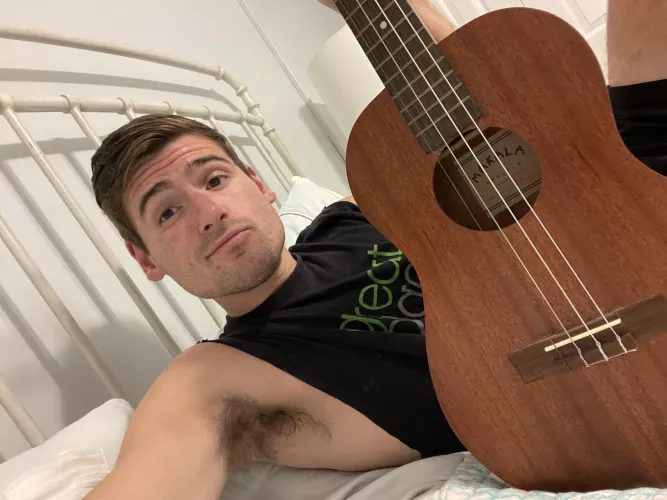 Found a musician’s armpit…