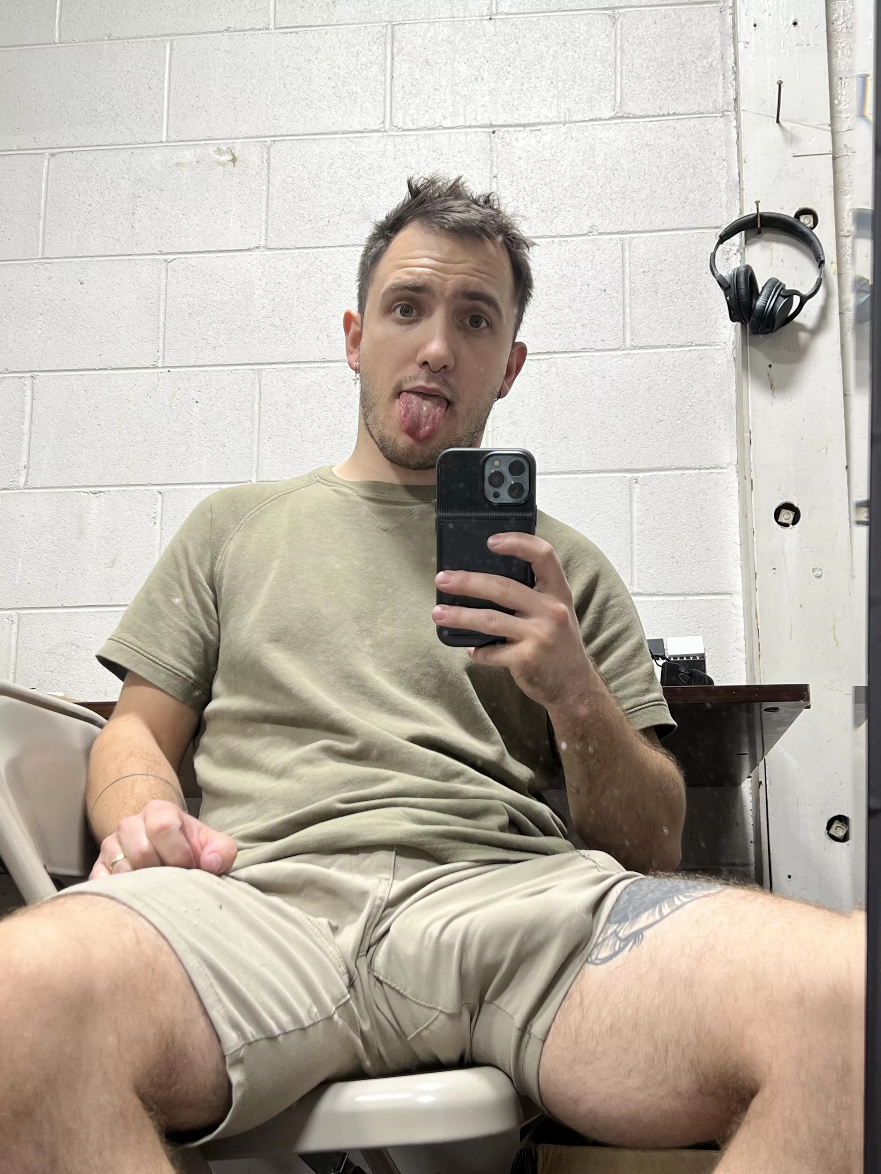 Handyman after work ,horny