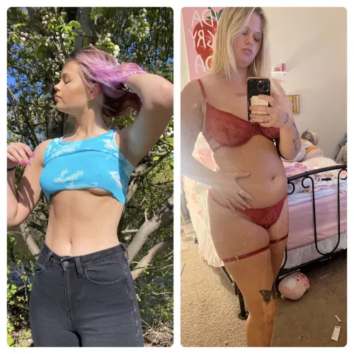 I’m really putting on the pounds