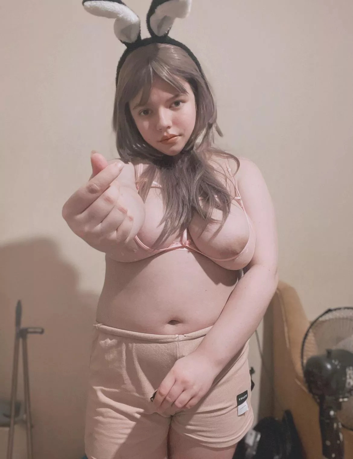 I'm so cute and wet with my ears