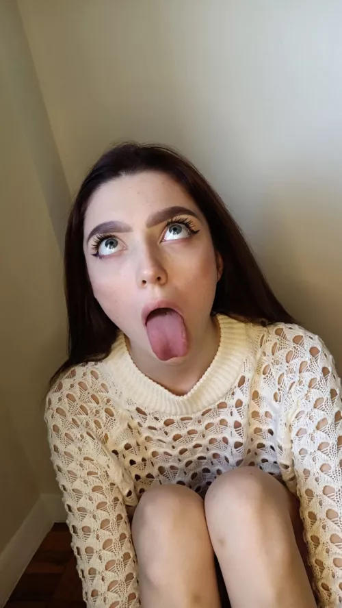 I'm waiting for you to feed me your sperm