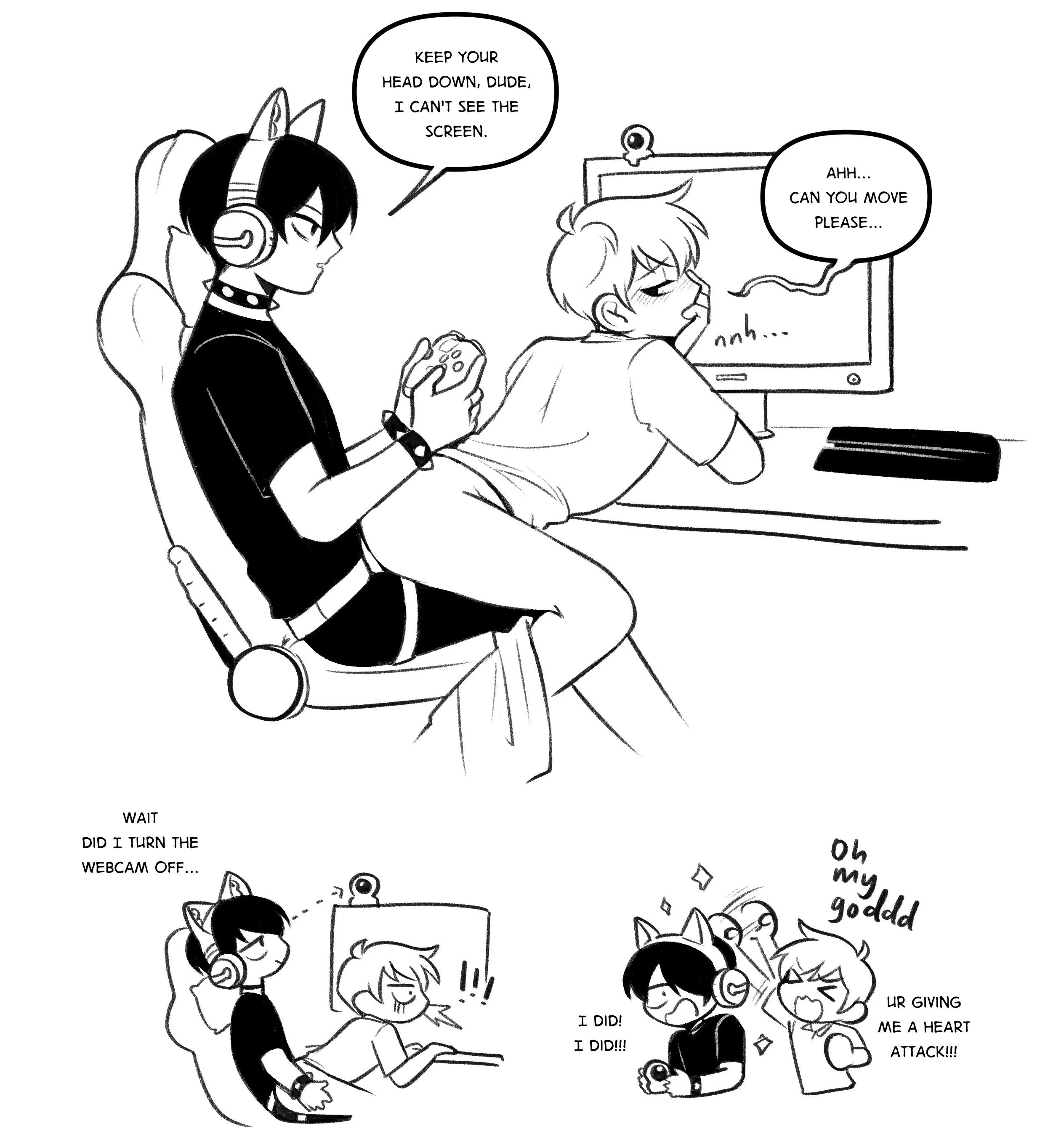 Just two dudes being bros :D