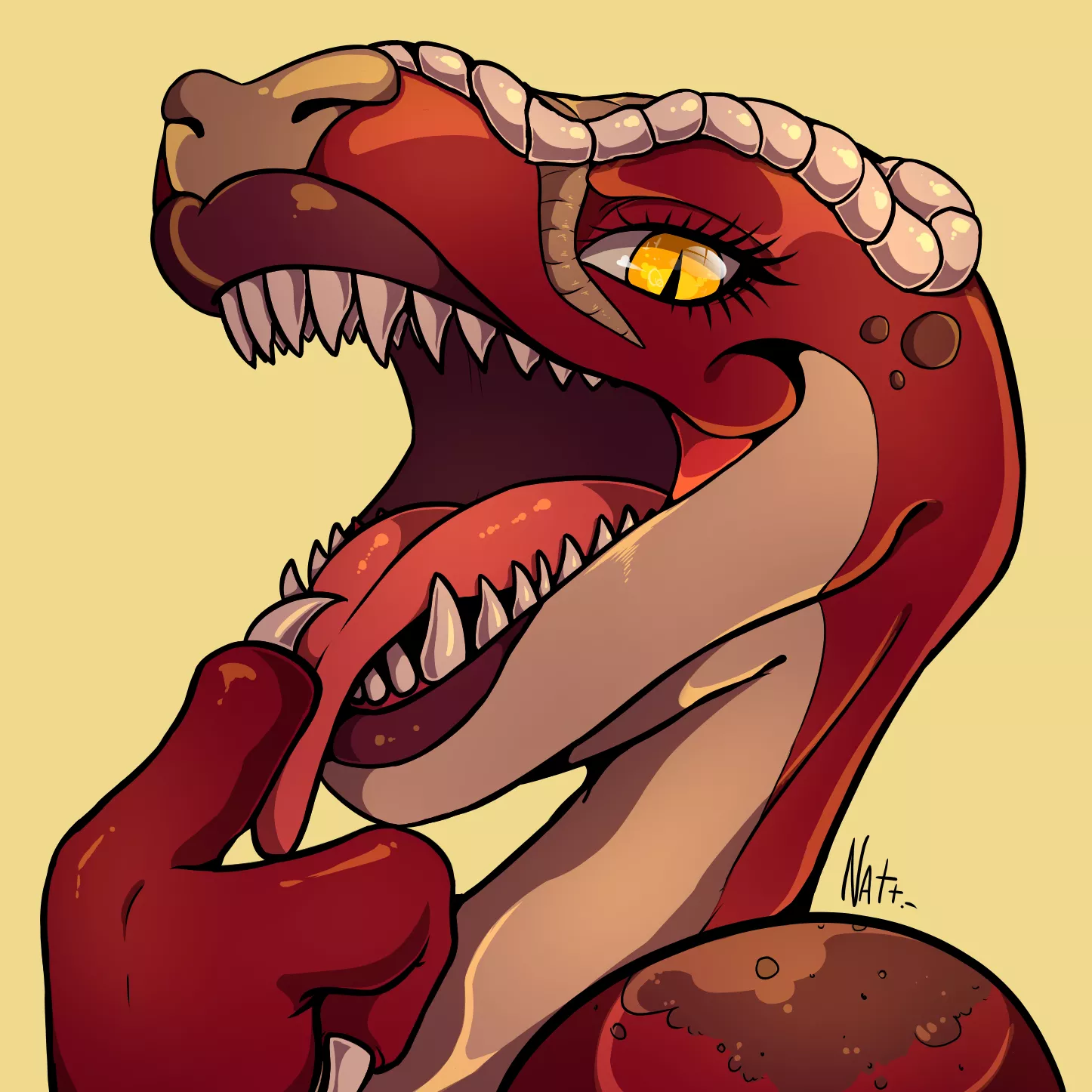 Lovely-saur! - Icon commission (my art)