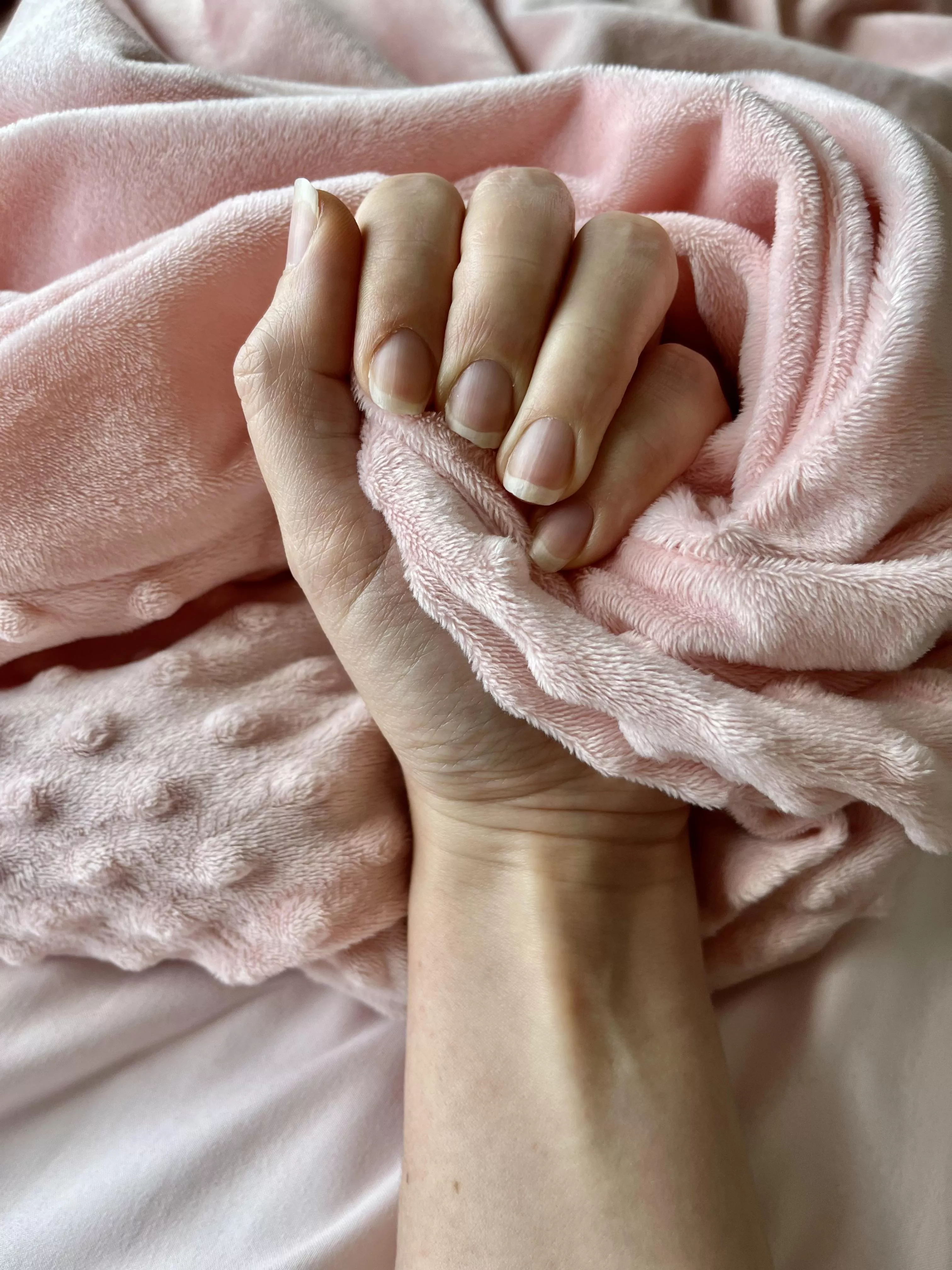 My softly strong hand