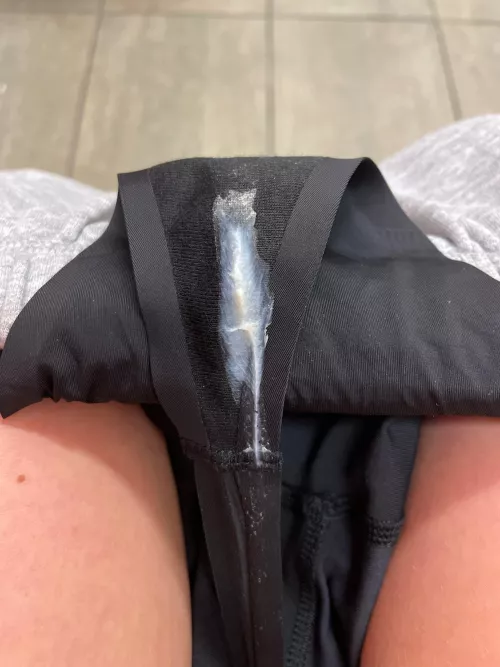Panties are so creamy after a long days wear