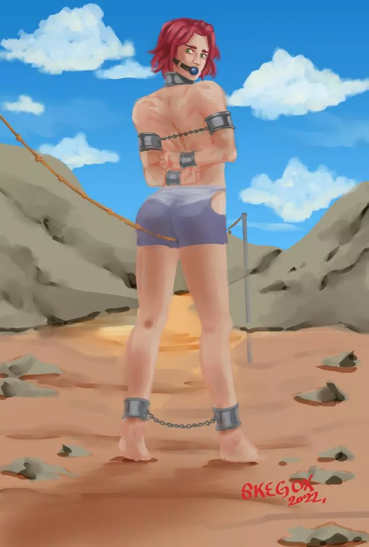 Slave male Starfire (Skegox)