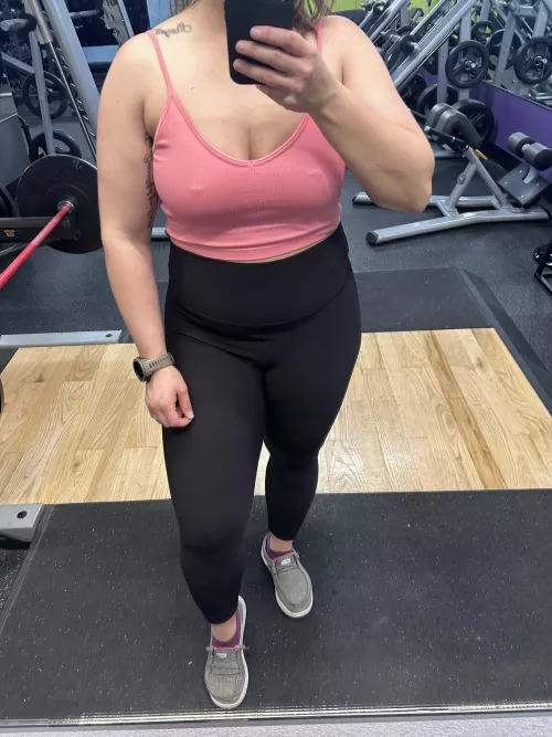 You think guys look at my wife at the gym?