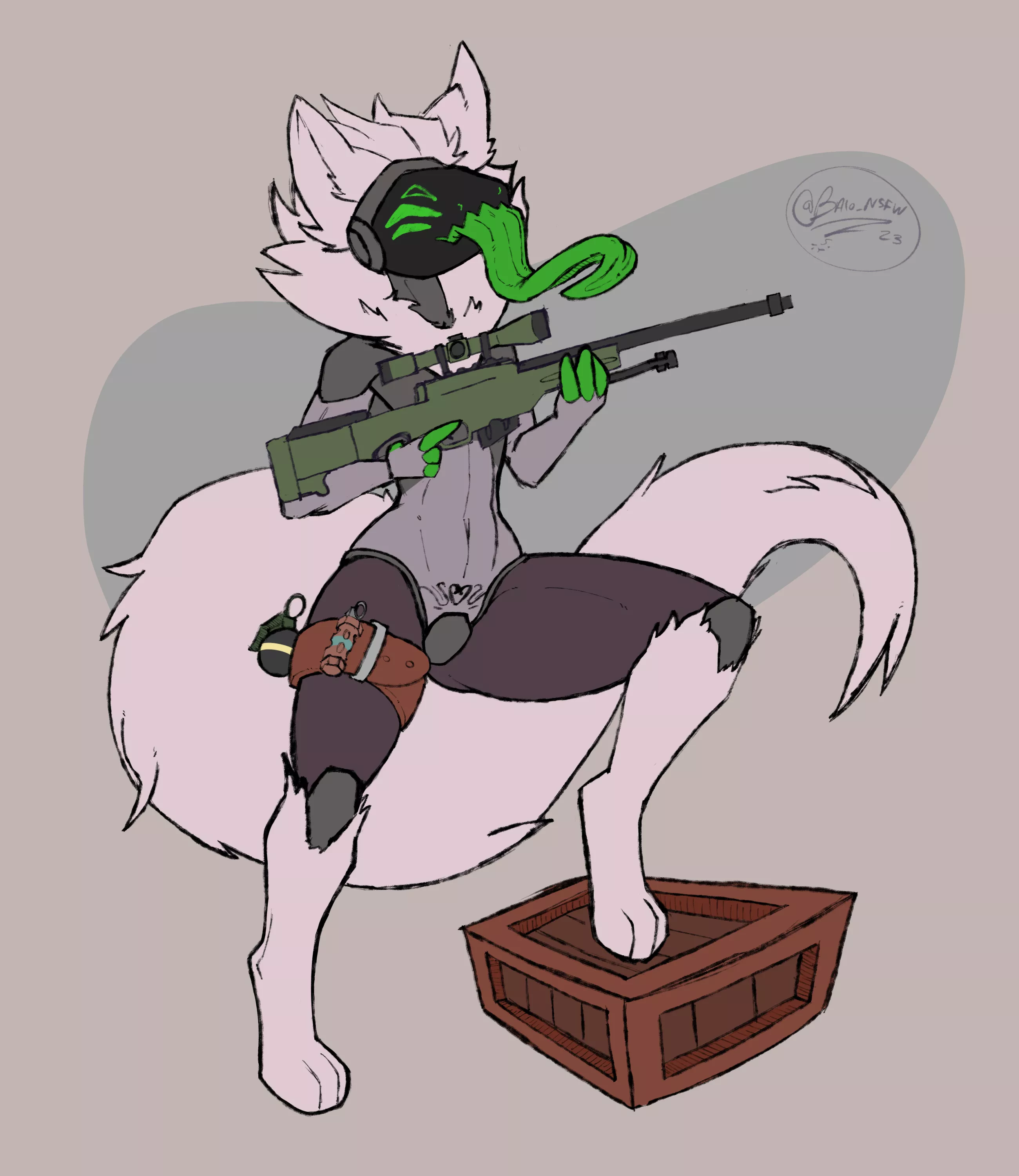 Armed Protogen (Baio_NSFW)