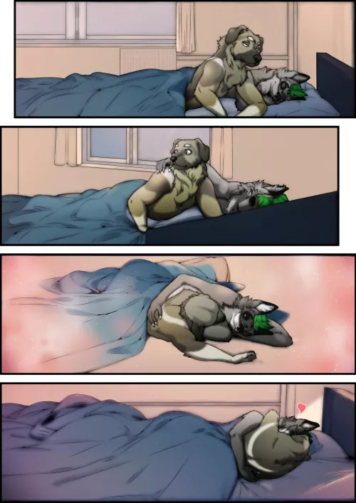 Commission i made recently, i love this kind of cute scenes :3 always open to new ones!