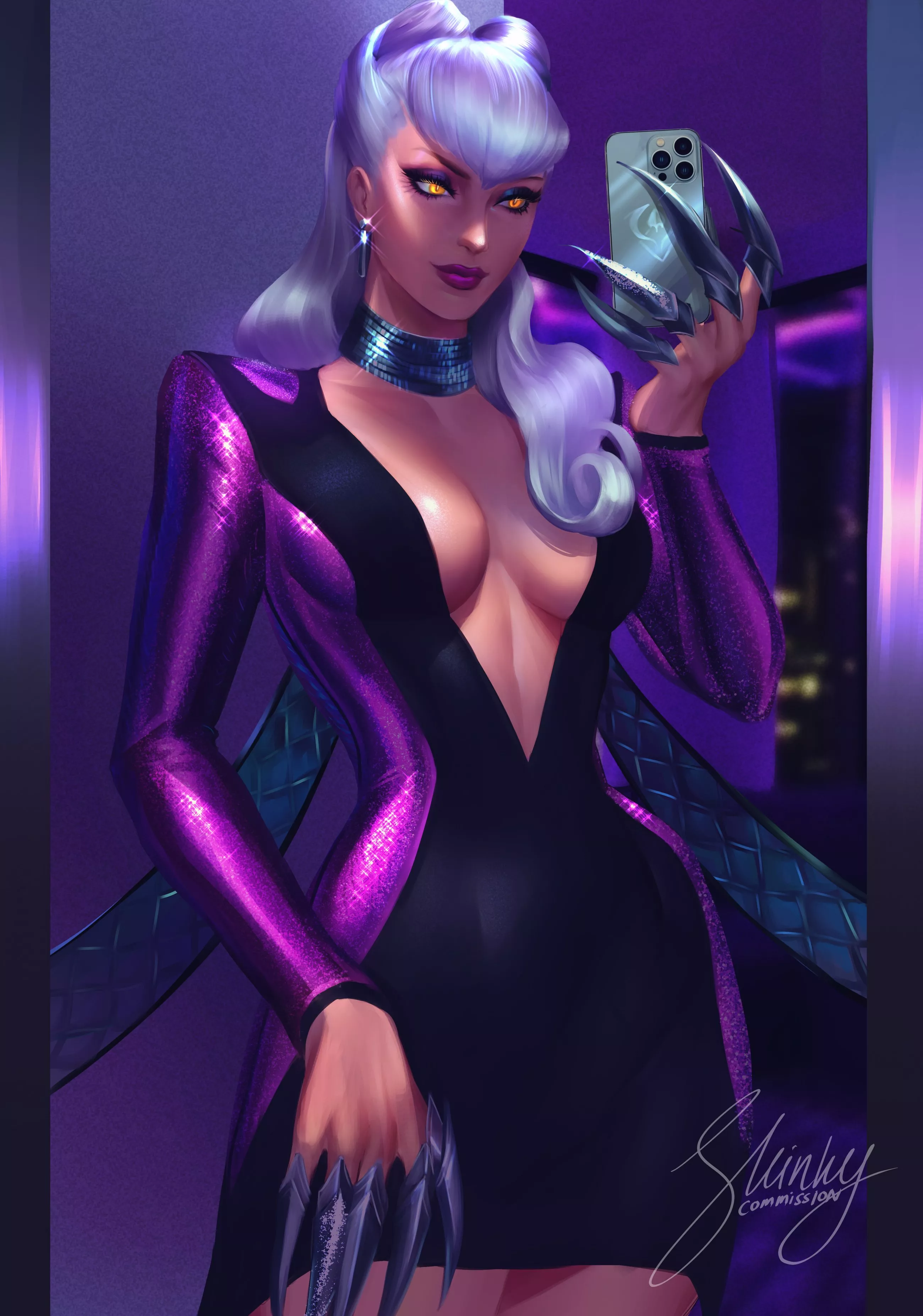 Evelynn ready for a date (Skinky)