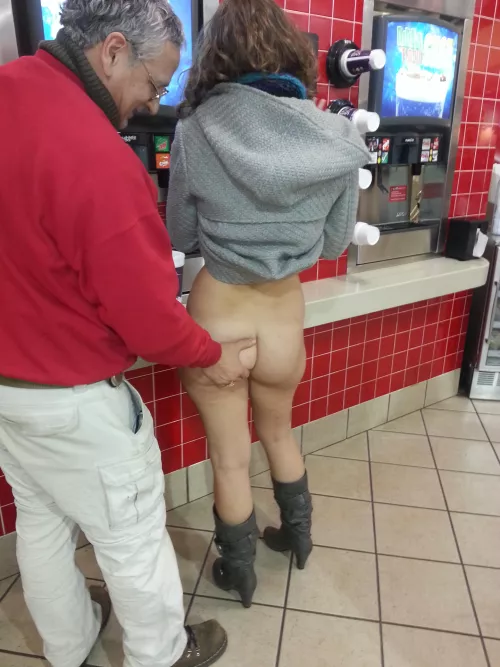 Gramps Copping A Feel In Public