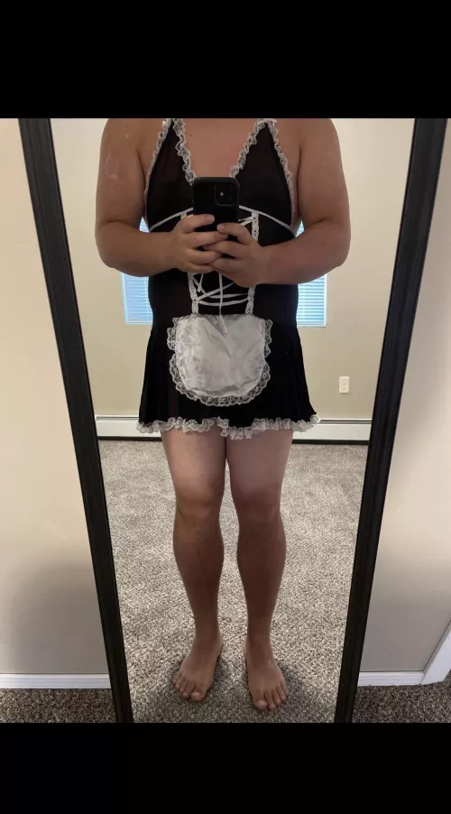 My first time cross dressing