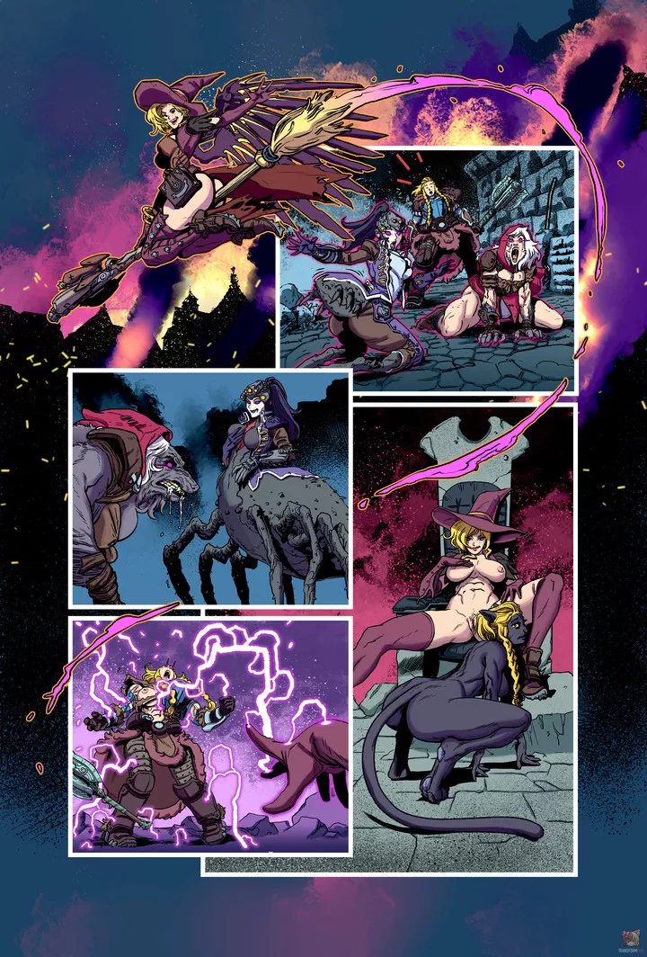 Payback's a Witch [F Humans > She-wolf, Drider, Catgirl]