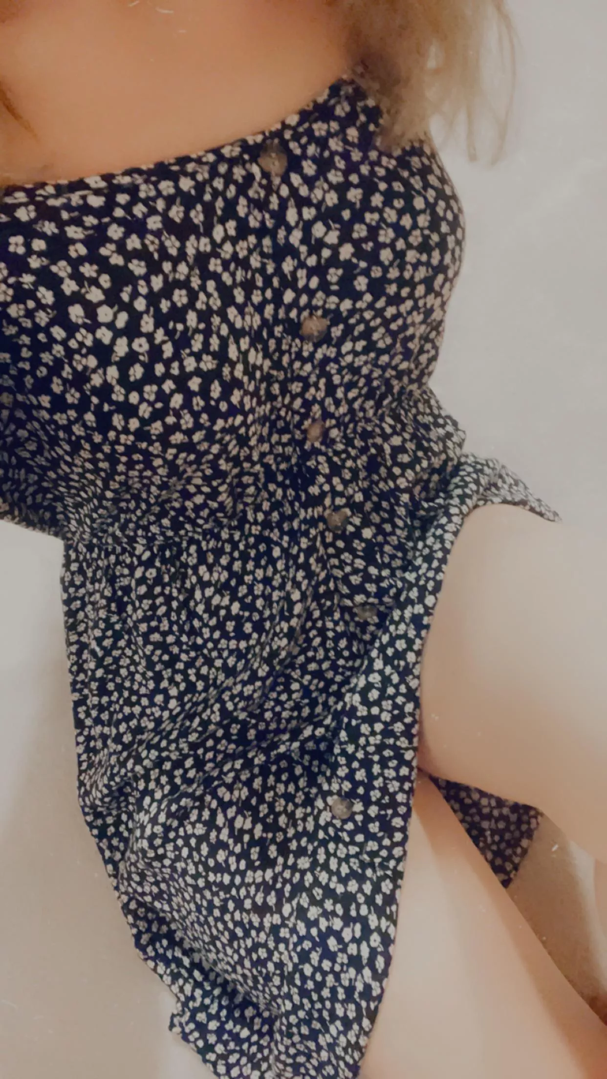 Run your hands up my legs and I won’t tell your wife