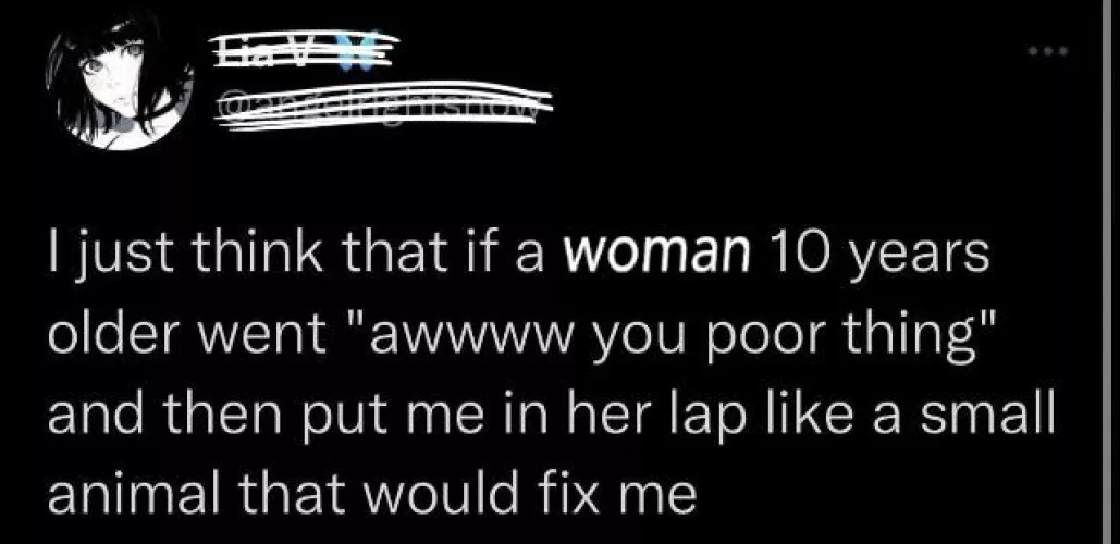 Saw a meme and changed it (original said lesbian)