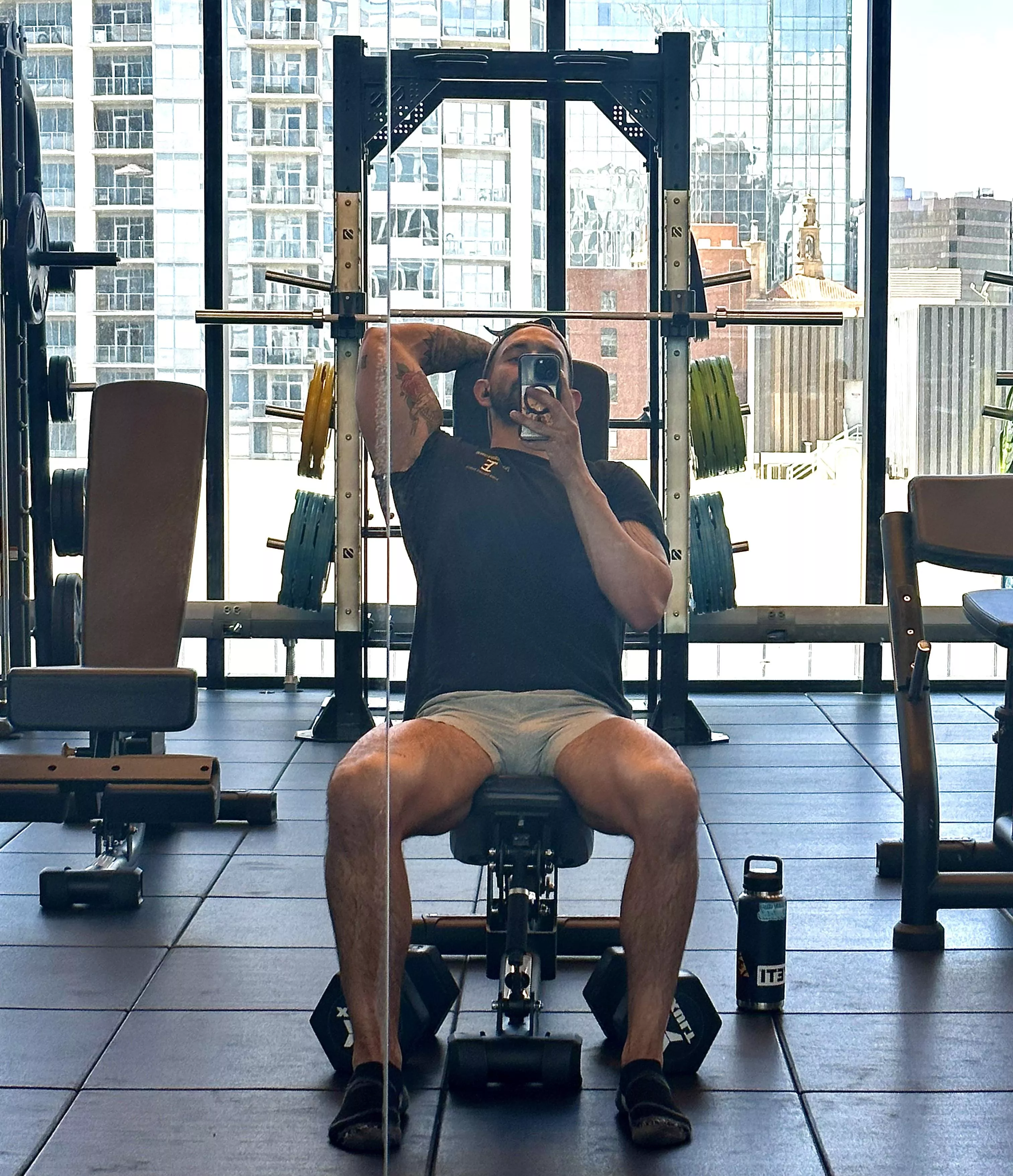 Spot me? You can either sit on my lap or watch my back. I’ll let you choose