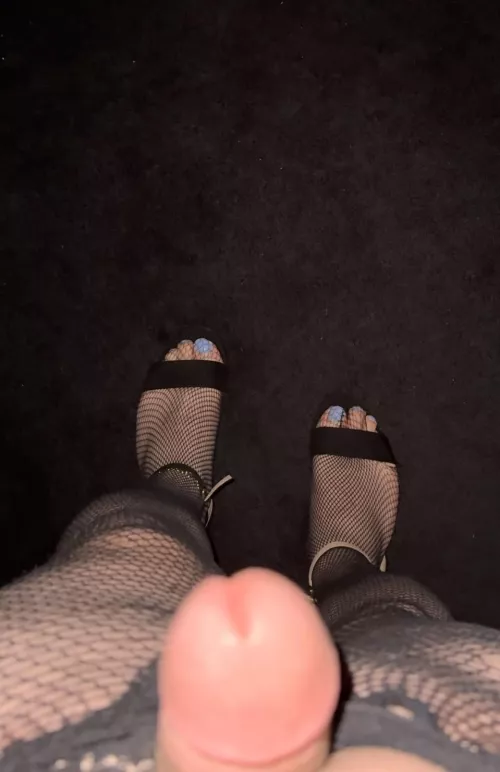 Suck mommy’s toes and maybe she’ll fuck you after
