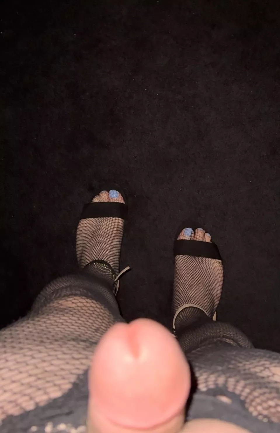 Suck mommy’s toes and maybe she’ll fuck you after